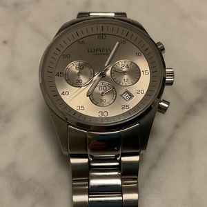 Wanvi Chronograph Stainless Steel watch with Sapphire crystal